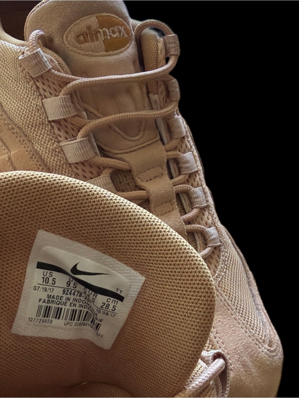 Nike Men's Air Max 95 in Vachetta Tan and Brown size 10.5 - Picture 15 of 15